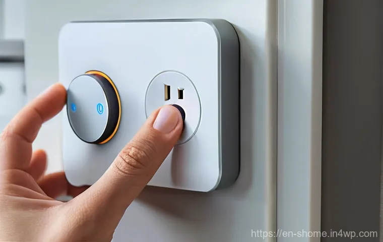 스마트홈 설치 후 유지보수 체크리스트 - **Prompt:** "A person, casually dressed in a t-shirt and jeans, gently wiping down a sleek, minimali...