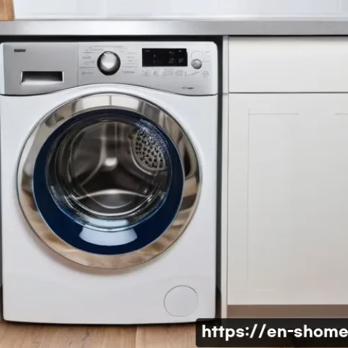 IoT 기기를 통한 가정의 수명 연장 전략 - **Prompt 1: Smart Leak Prevention for Peace of Mind**
    A brightly lit, modern utility room or kit...